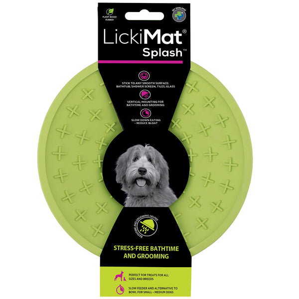 LickiMat Splash - Comedero antiestrés con ventosa para perros