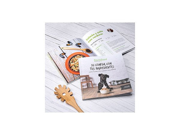 "Su comida con tus ingredientes": Libro de recetas caseras para perros