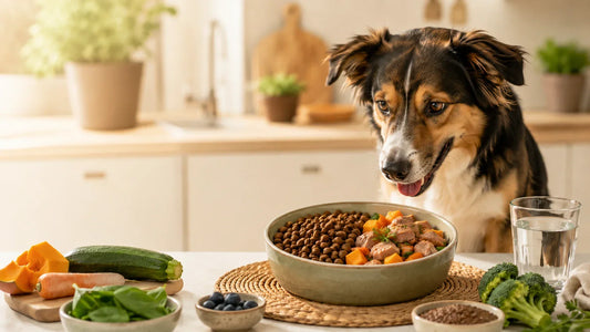 Cómo hacer una dieta mixta para perros paso a paso