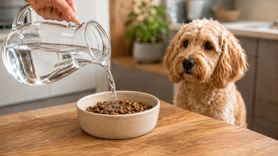 ¿Sirve mojar el pienso en agua? Cuándo sí y cómo hacerlo bien