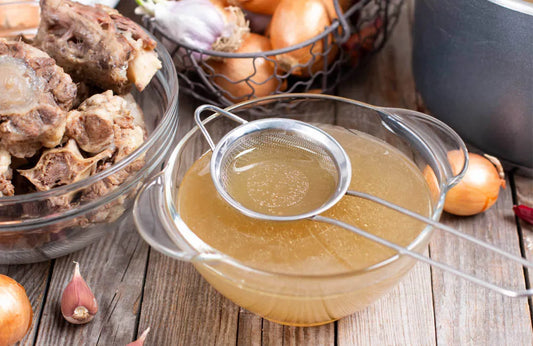 Caldo de huesos para perros