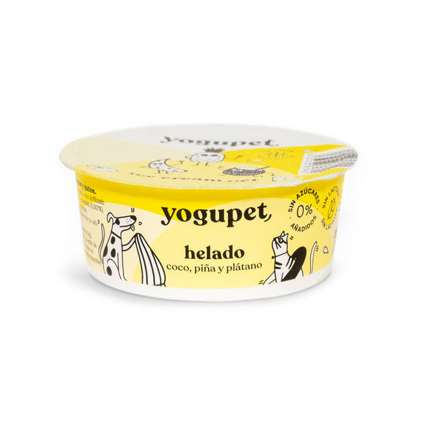 Helado Yellow Ice para perros y gatos - Yogupet