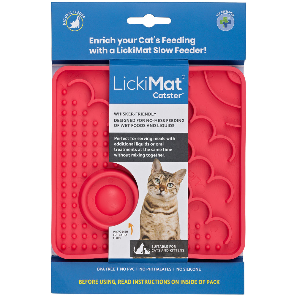 LickiMat Catster – Alfombra de lamer para gatos