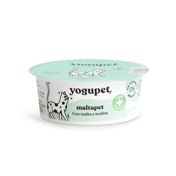 Yogur natural con Malta para gatos - Yogupet